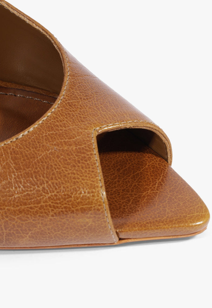 Lexi Block Mule Leather Sandal - Schutz Shoes