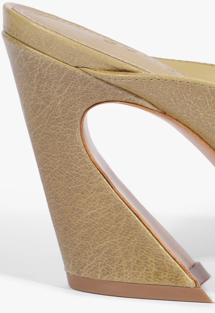 Lexi Block Mule Leather Sandal - Schutz Shoes