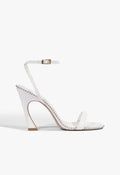 Lexi Glam Patent Leather Sandal 5 White Patent - Schutz Shoes