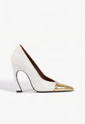 Lexi Leather Pump 5 White Leather - Schutz Shoes