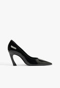 Lexi Lo Patent Pump 5 Black Patent - Schutz Shoes