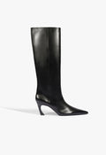 Lexi Mid Leather Boot 5 Black Leather - Schutz Shoes