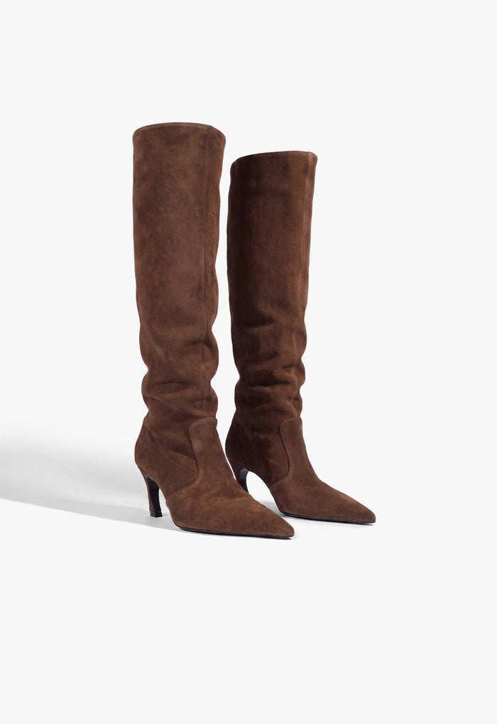 Lexi Mid Slouch Leather Boot - Schutz Shoes