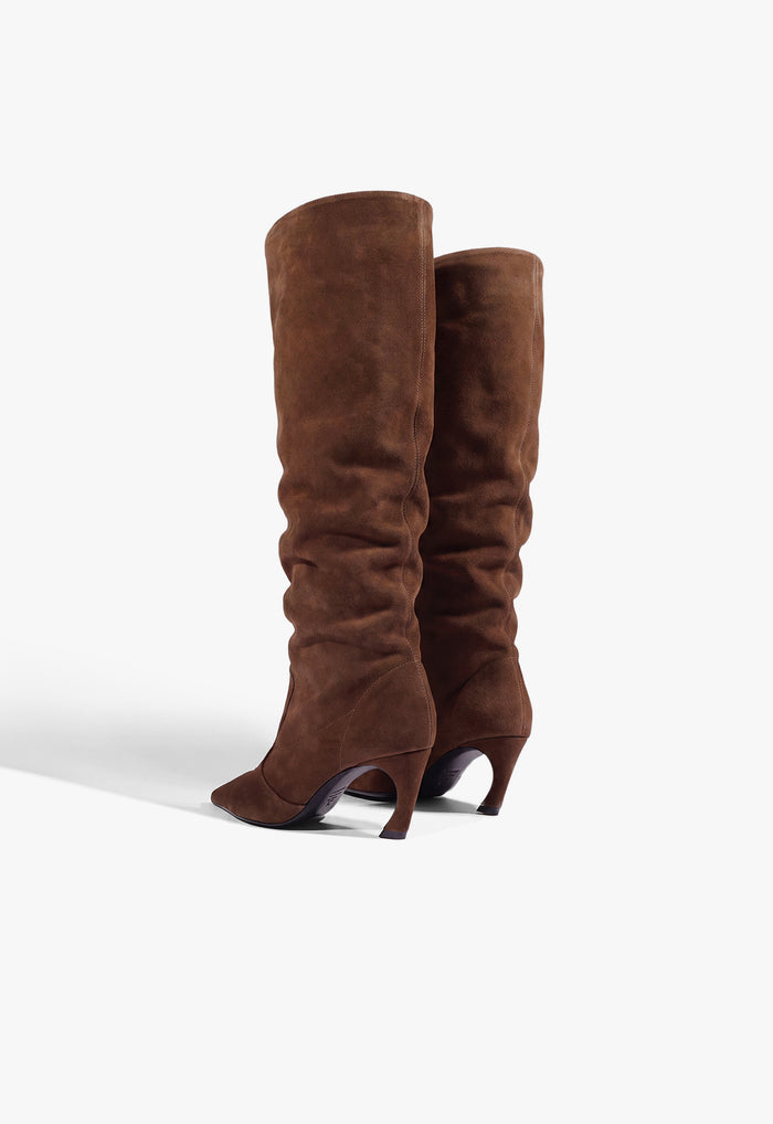 Lexi Mid Slouch Leather Boot - Schutz Shoes