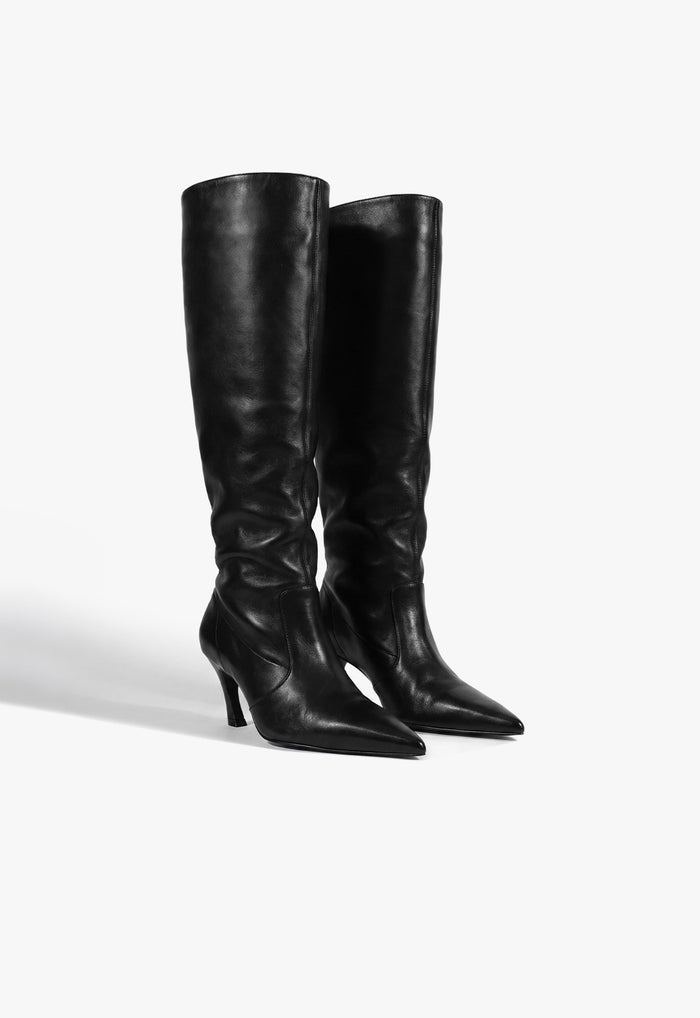 Lexi Mid Slouch Leather Boot - Schutz Shoes