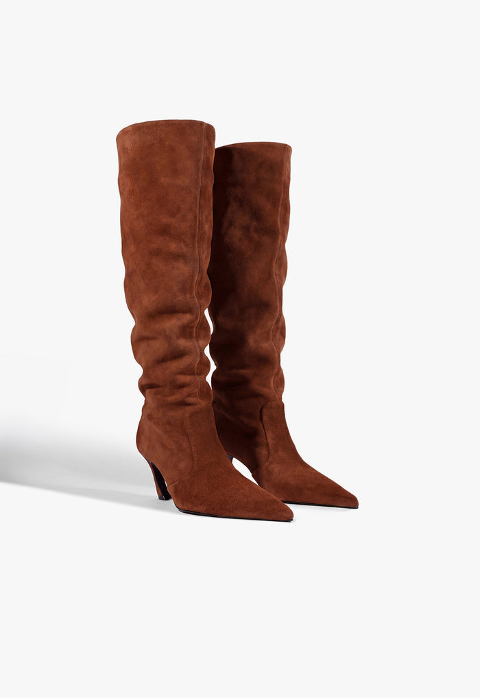 Lexi Mid Slouch Leather Boot - Schutz Shoes
