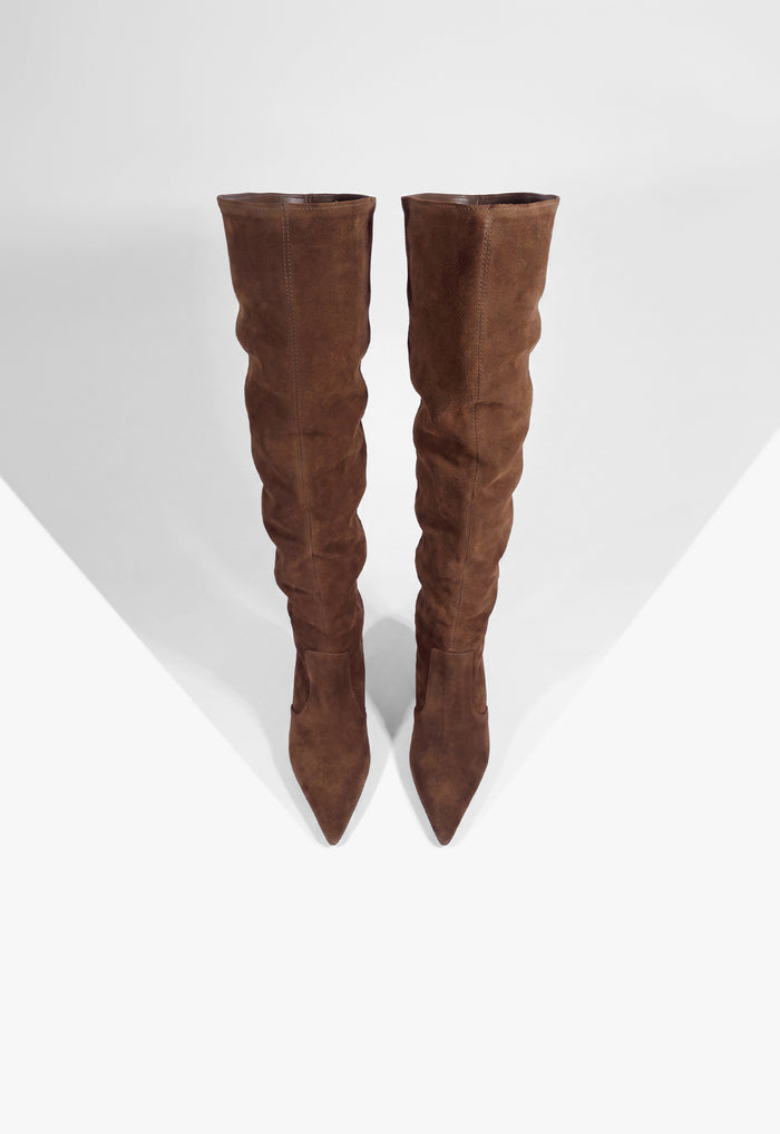 Lexi Mid Slouch Leather Boot - Schutz Shoes