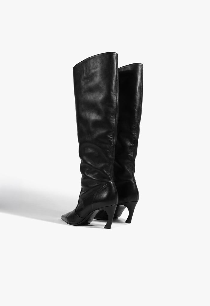 Lexi Mid Slouch Leather Boot - Schutz Shoes