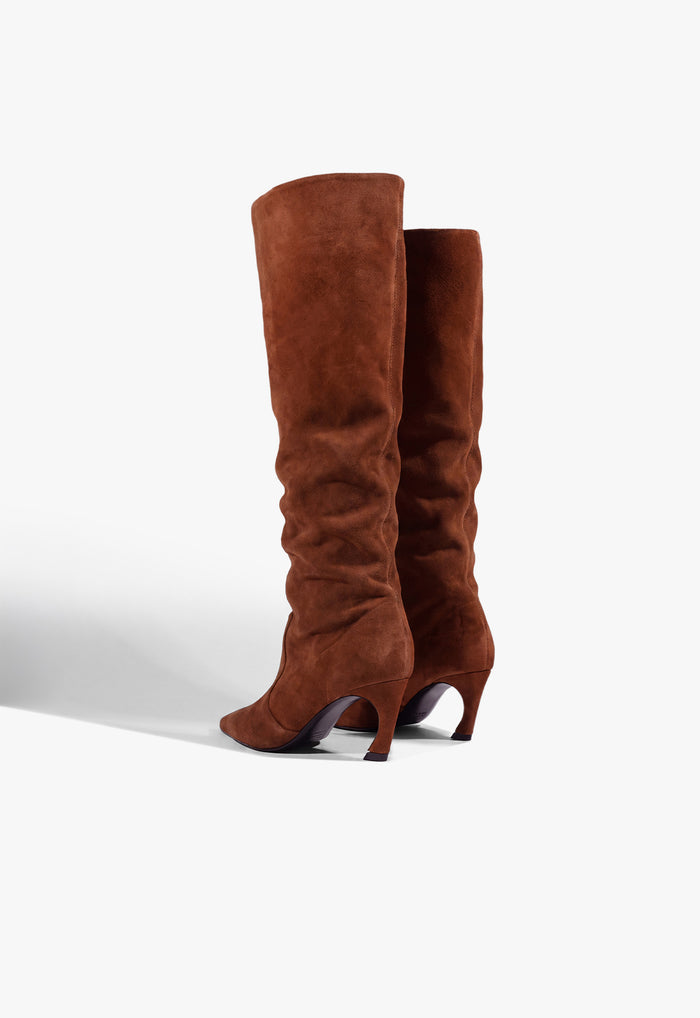 Lexi Mid Slouch Leather Boot - Schutz Shoes