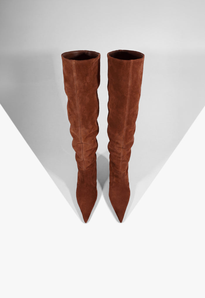 Lexi Mid Slouch Leather Boot - Schutz Shoes
