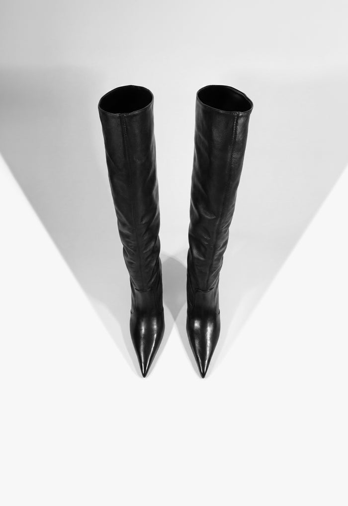 Lexi Mid Slouch Leather Boot - Schutz Shoes