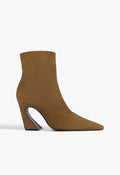 Lexi Mid Suede Bootie 5 Dried Olive Suede - Schutz Shoes