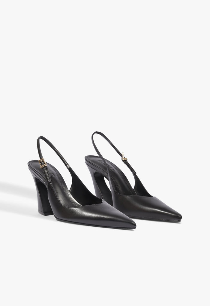 Lexi Sling Block Leather Pump - Schutz Shoes