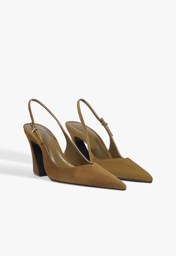 Lexi Sling Block Leather Pump - Schutz Shoes