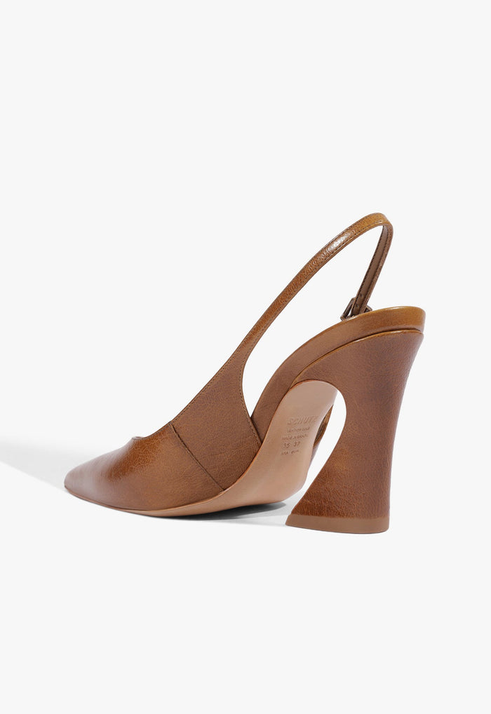 Lexi Sling Block Leather Pump - Schutz Shoes
