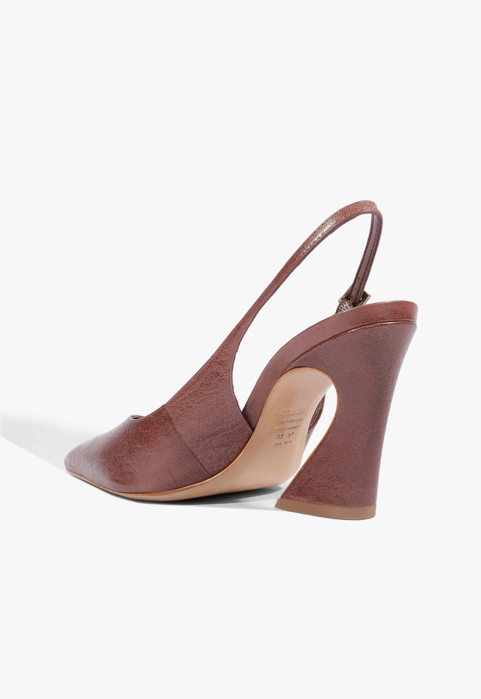 Lexi Sling Block Leather Pump - Schutz Shoes