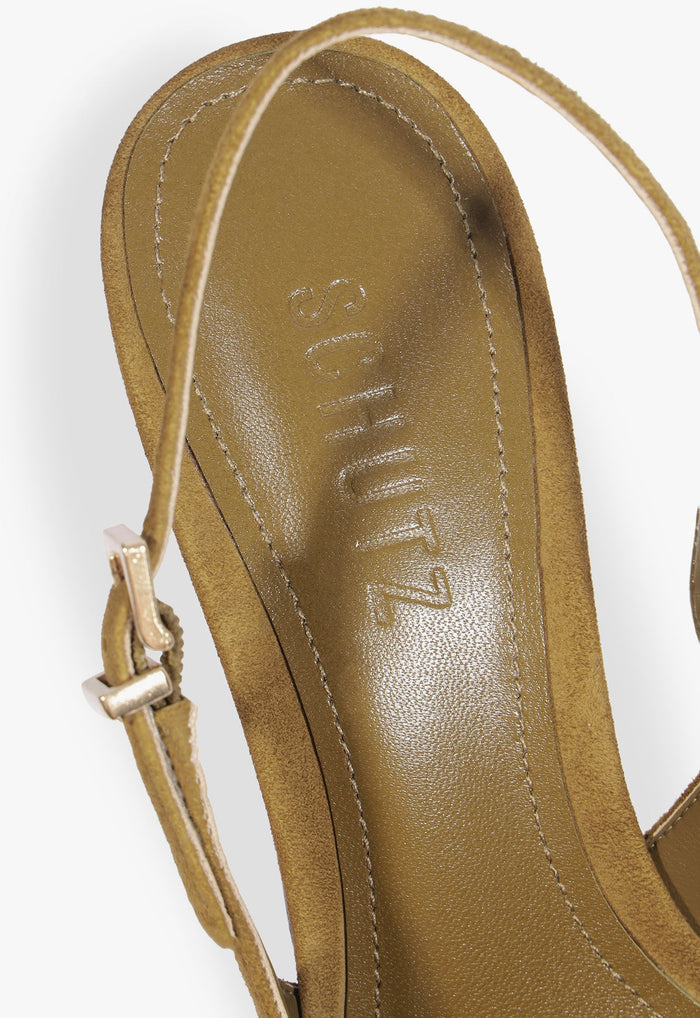 Lexi Sling Block Leather Pump - Schutz Shoes