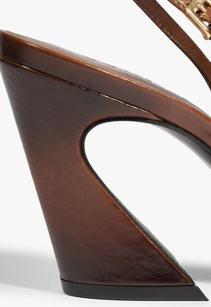Lexi Sling Block Leather Pump - Schutz Shoes