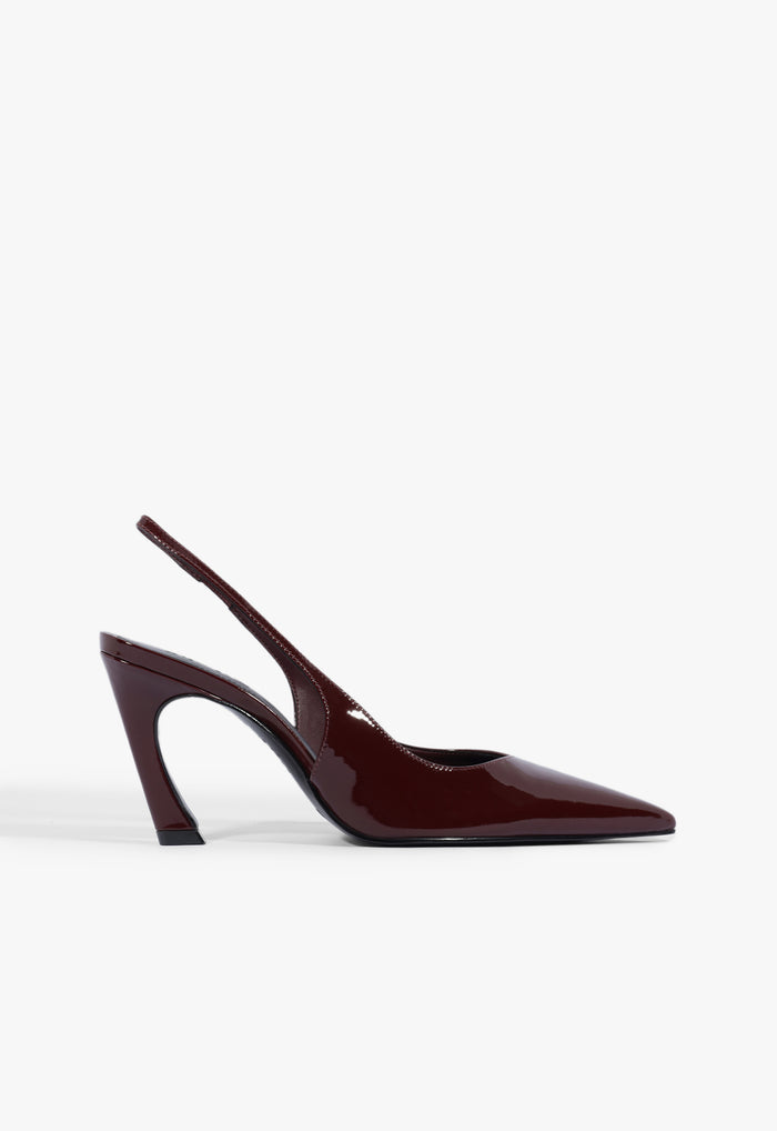 Lexi Sling Patent Pump 5 Red Patent - Schutz Shoes