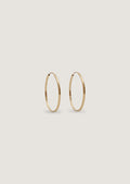 alt="Lightweight Hoop Earrings - Medium"