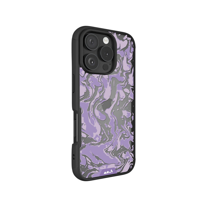 Lilac Protective Phone Case - Marbled