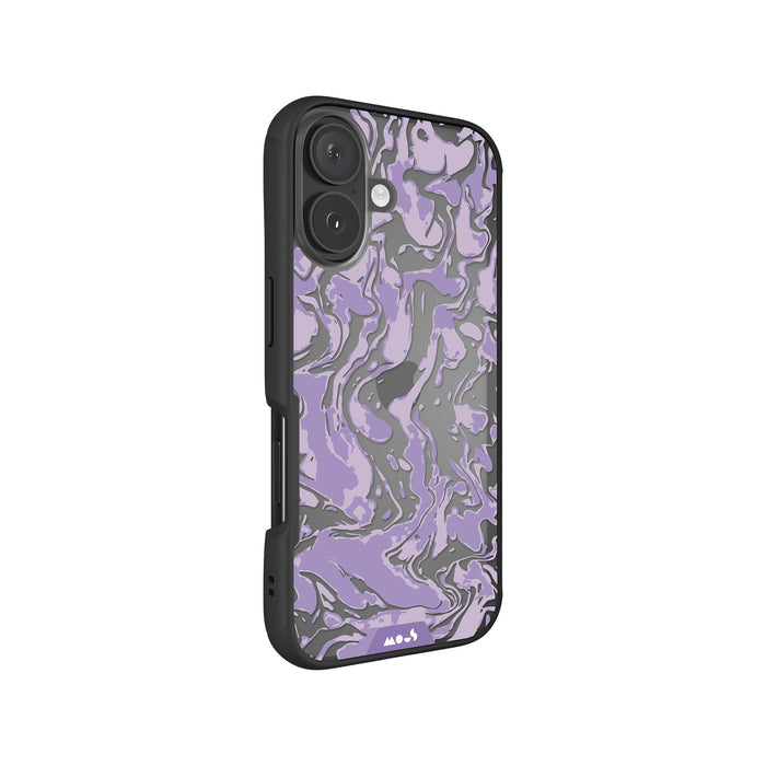 Lilac Protective Phone Case - Marbled