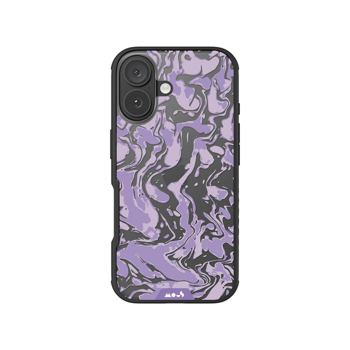 Lilac Protective Phone Case - Marbled