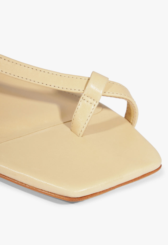 Lisa Beige Suede Flat Sandal - Schutz Shoes