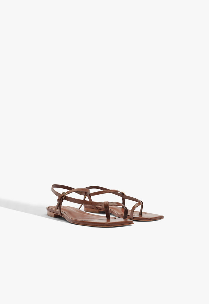 Lisa Leather Flat Sandal - Schutz Shoes