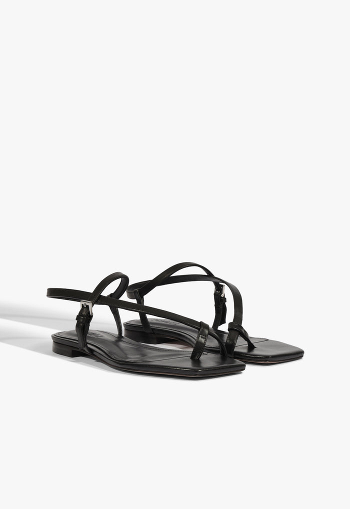 Lisa Leather Flat Sandal - Schutz Shoes