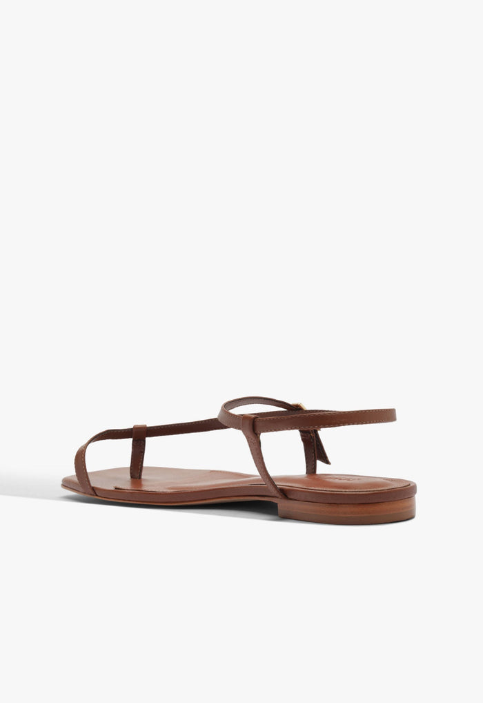 Lisa Leather Flat Sandal - Schutz Shoes