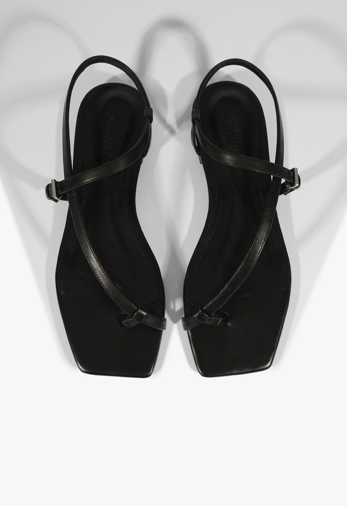 Lisa Leather Flat Sandal - Schutz Shoes