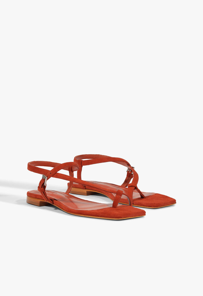 Lisa Suede Flat Sandal - Schutz Shoes