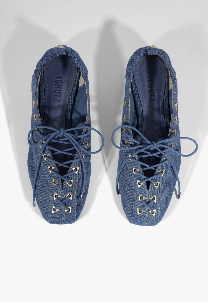 Lola Fabric Flat - Schutz Shoes