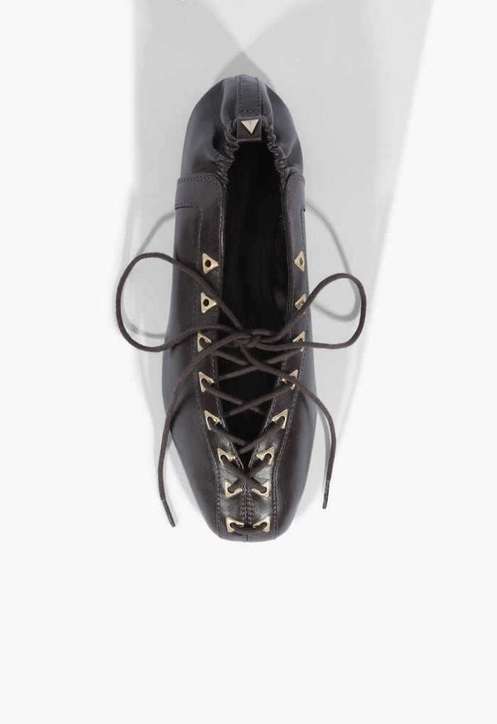 Lola Leather Flat - Schutz Shoes