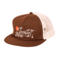 Long Haul 100% Organic Cotton Trucker Cap | Brown