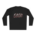 Long Sleeve Tee — 'F.A.Q.' Front / 'Team Harded' Back Graphic