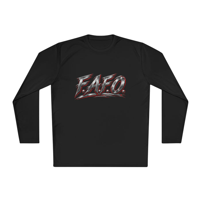 Long Sleeve Tee — 'F.A.Q.' Front / 'Team Harded' Back Graphic