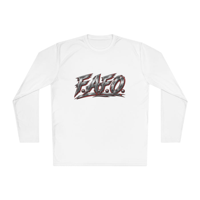 Long Sleeve Tee — 'F.A.Q.' Front / 'Team Harded' Back Graphic