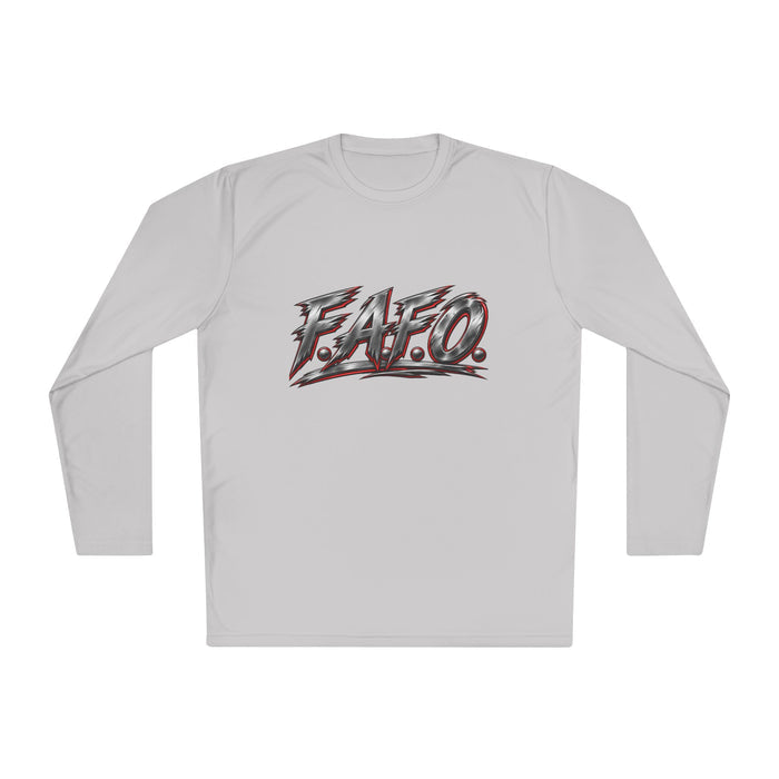 Long Sleeve Tee — 'F.A.Q.' Front / 'Team Harded' Back Graphic