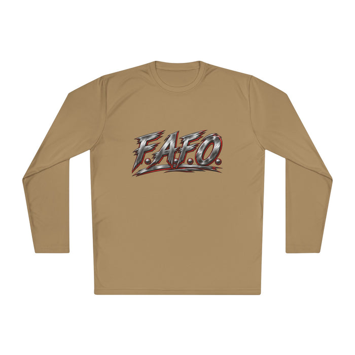 Long Sleeve Tee — 'F.A.Q.' Front / 'Team Harded' Back Graphic