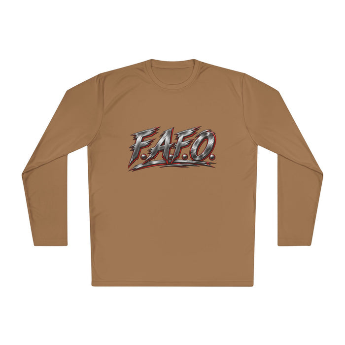 Long Sleeve Tee — 'F.A.Q.' Front / 'Team Harded' Back Graphic