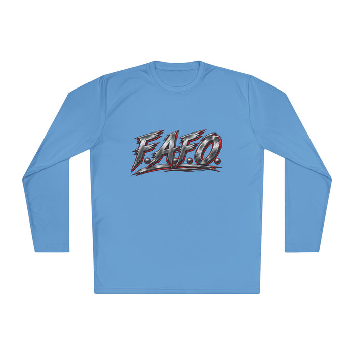 Long Sleeve Tee — 'F.A.Q.' Front / 'Team Harded' Back Graphic