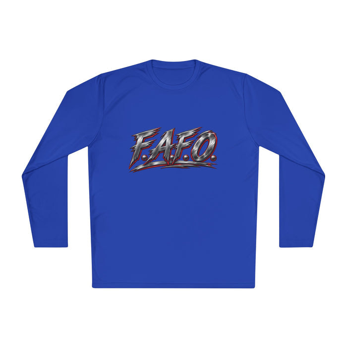 Long Sleeve Tee — 'F.A.Q.' Front / 'Team Harded' Back Graphic