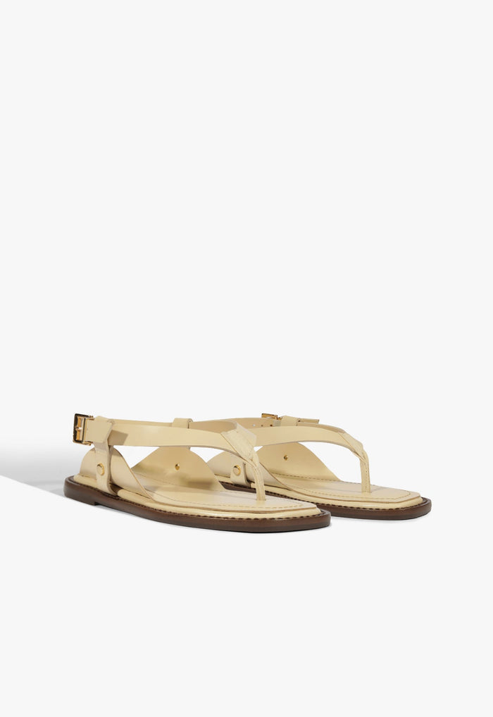 Lorraine Leather Flat Sandal - Schutz Shoes