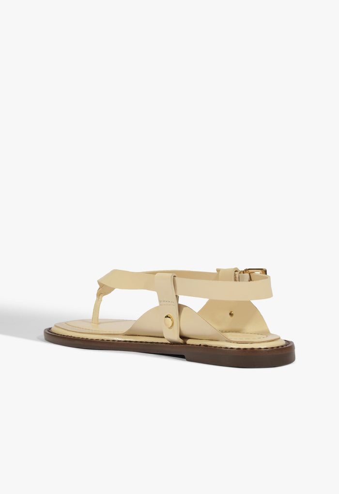 Lorraine Leather Flat Sandal - Schutz Shoes