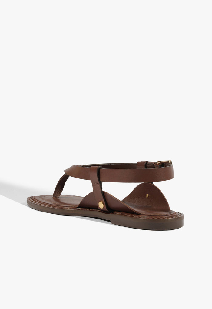 Lorraine Leather Flat Sandal - Schutz Shoes