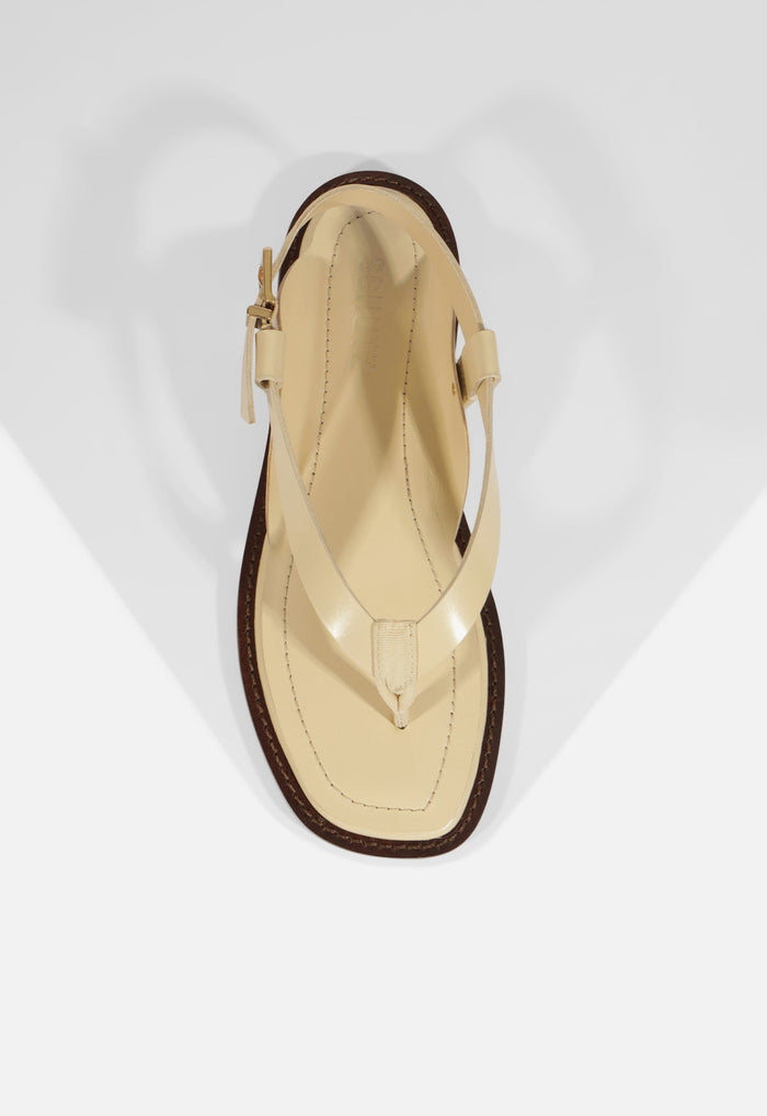 Lorraine Leather Flat Sandal - Schutz Shoes