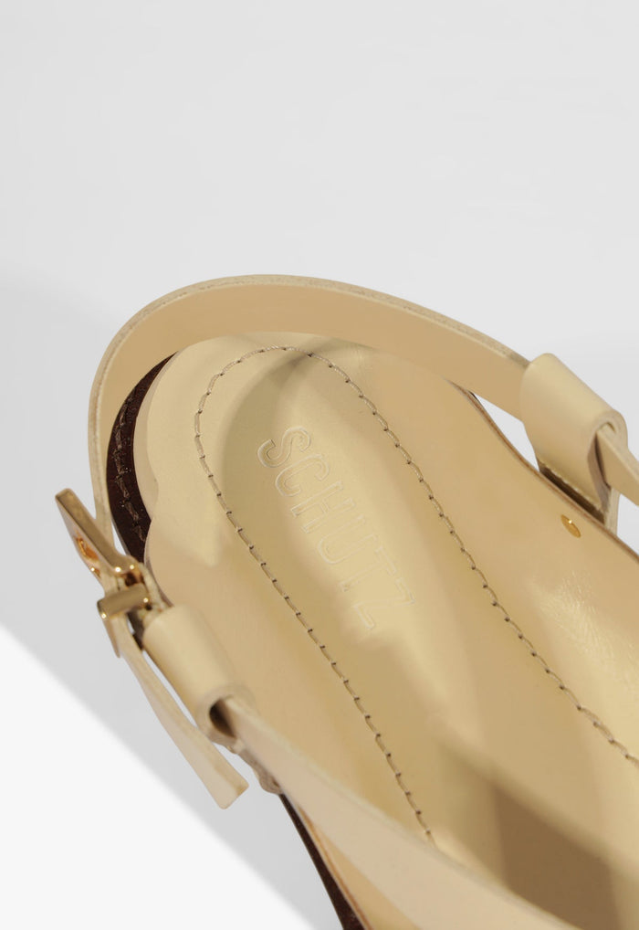 Lorraine Leather Flat Sandal - Schutz Shoes