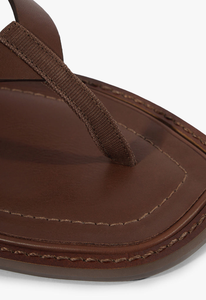 Lorraine Leather Flat Sandal - Schutz Shoes
